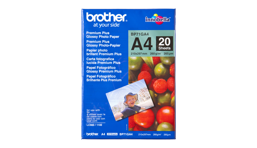 Brother Fotopapier A4 20 Blatt (bis 6000 dpi) 260g/m²