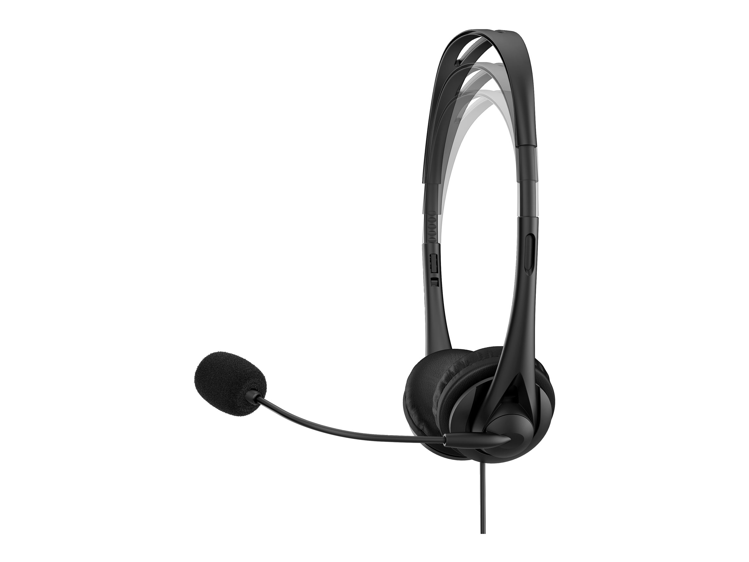 HP On-Ear Stereo Headset Schwarz - 428K7AA