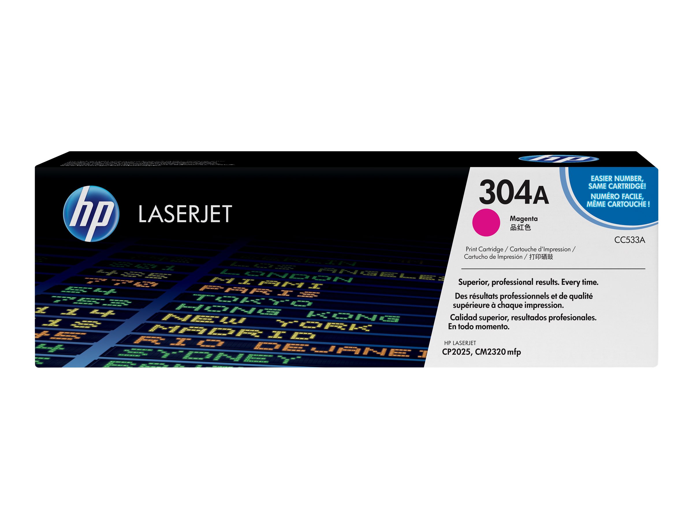 HP 304A (CC533A) magenta Tonerkartusche HP 304A (CC533A) magenta Tonerkartusche