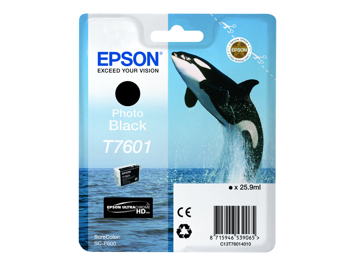 EPSON T7601  Foto schwarz Druckerpatrone