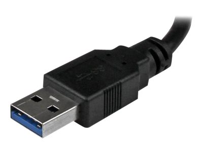 StarTech.com USB 3.0 auf Gigabit Netzwerk Adapter mit 2 Port USB Hub - Native Treiber-Unterstützung (Windows, Mac und Chrome OS) - Netzwerkadapter - USB 3.0 - Gigabit Ethernet x 1