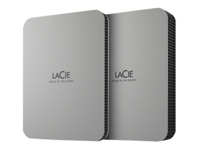 LACIE Mobile Drive HDD USB-C 4TB 6,35cm 2,5Zoll Moon Silver mit USB-C-Kabel LACIE Mobile Drive HDD USB-C 4TB 6,35cm 2,5Zoll Moon Silver mit USB-C-Kabel