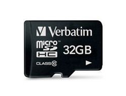 Verbatim microSDHC Speicherkarte 32 GB UHS-I Premium Class 10