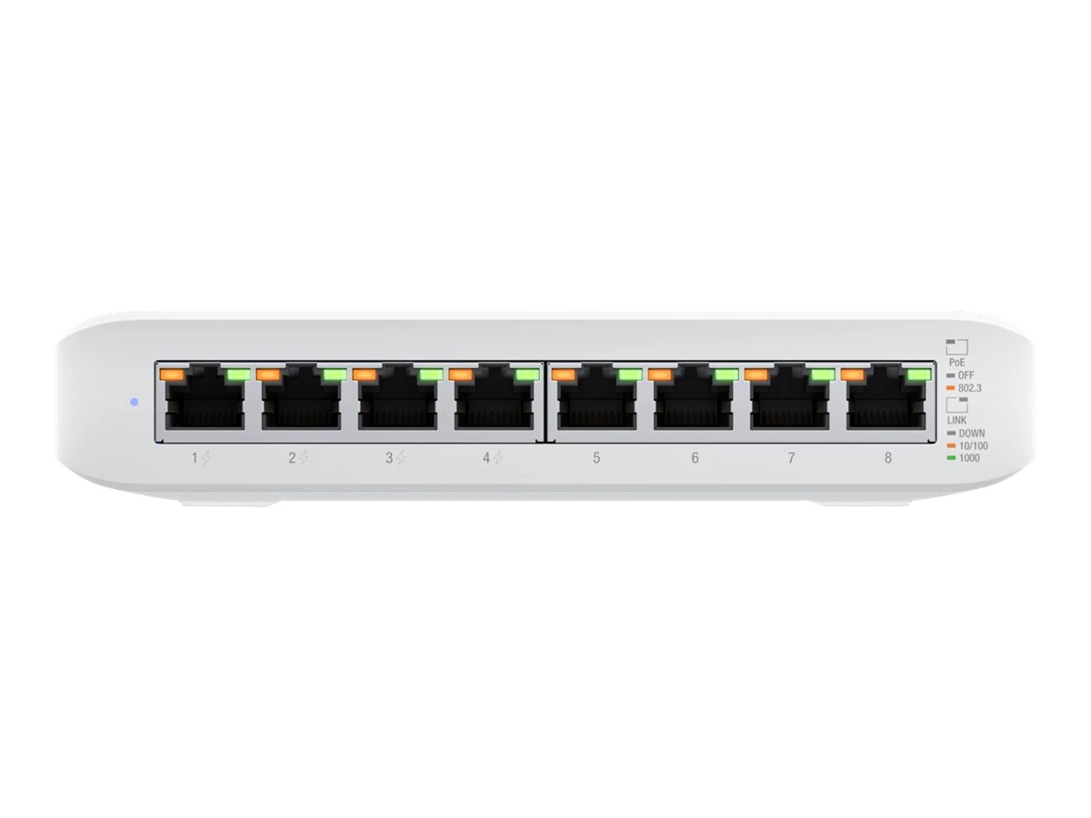 Ubiquiti UniFi Switch Lite USW-Lite-8-POE - Switch - managed - 8 x 10/100/1000 (