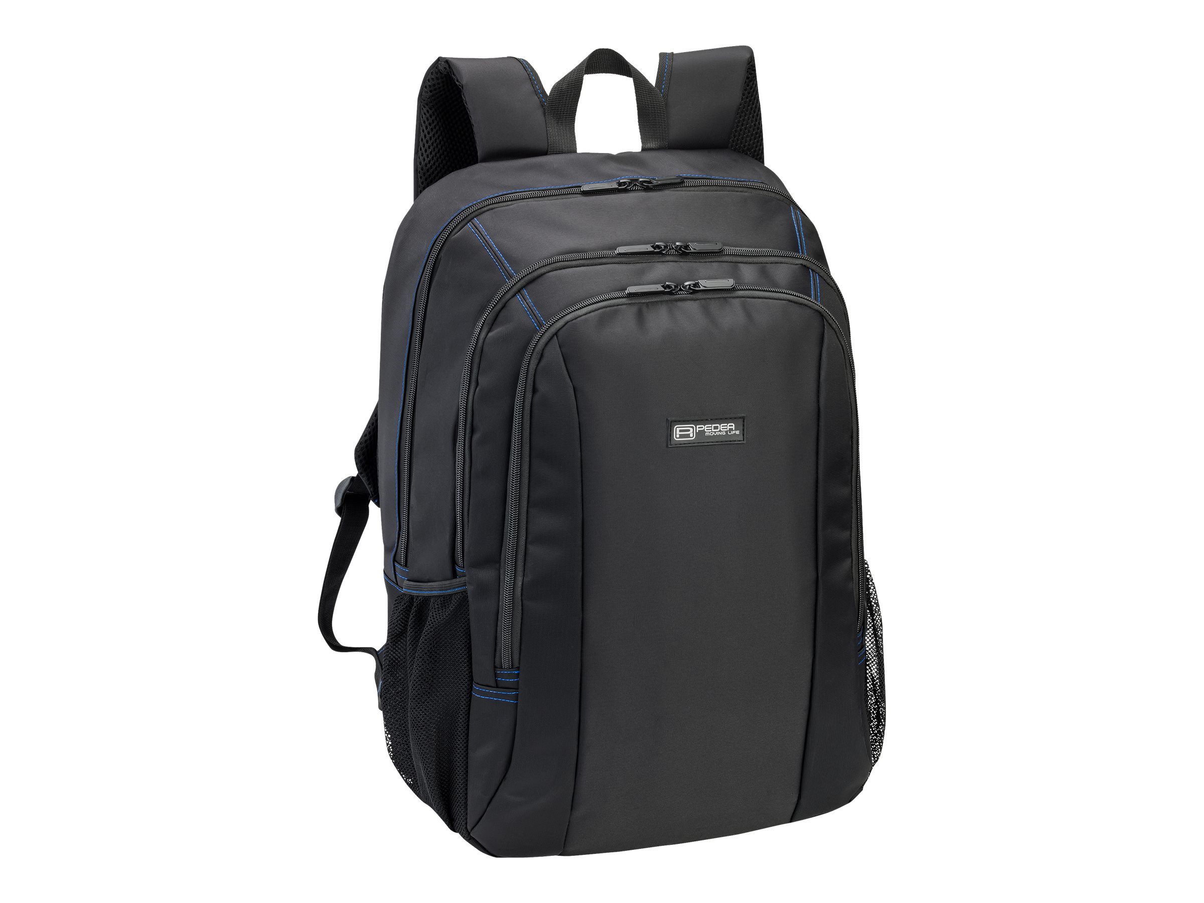Rucksack First One 17,3 Zoll (43,9cm), schwarz/blau