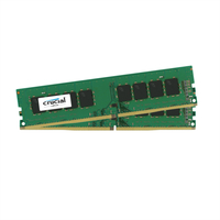 Crucial - DDR4 - 16 GB: 2 x 8 GB - DIMM 288-PIN - ungepuffert