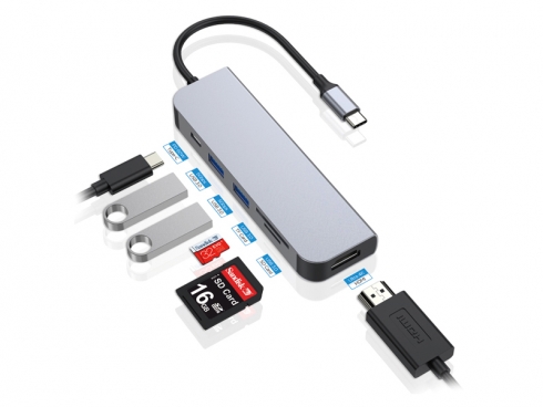 CONCEPTRONIC Dock USBCHDMI2xUSBA3060WPD 15cm gr