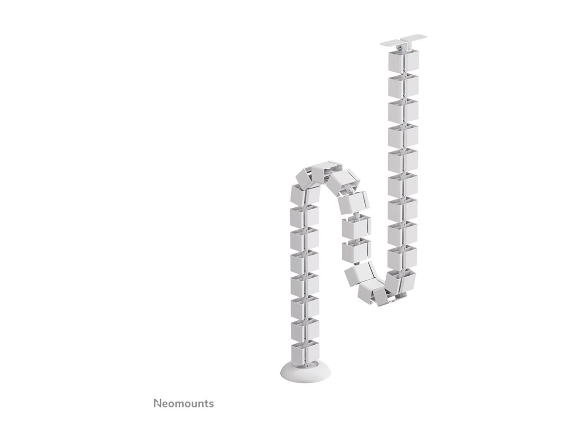 NEOMOUNTS Cable Spine Organizer for sitstand desk frames screw mounted white