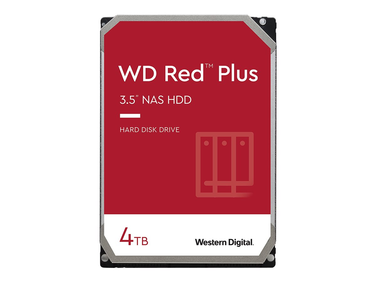 WD Red Plus   8.9cm (3.5)  4TB SATA3 5400  256MB WD40EFPX