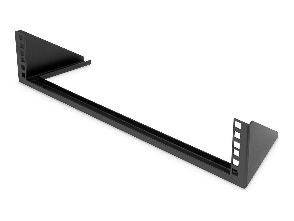 2U vertical wall mounting bracket 105 x 504 x 151mm black