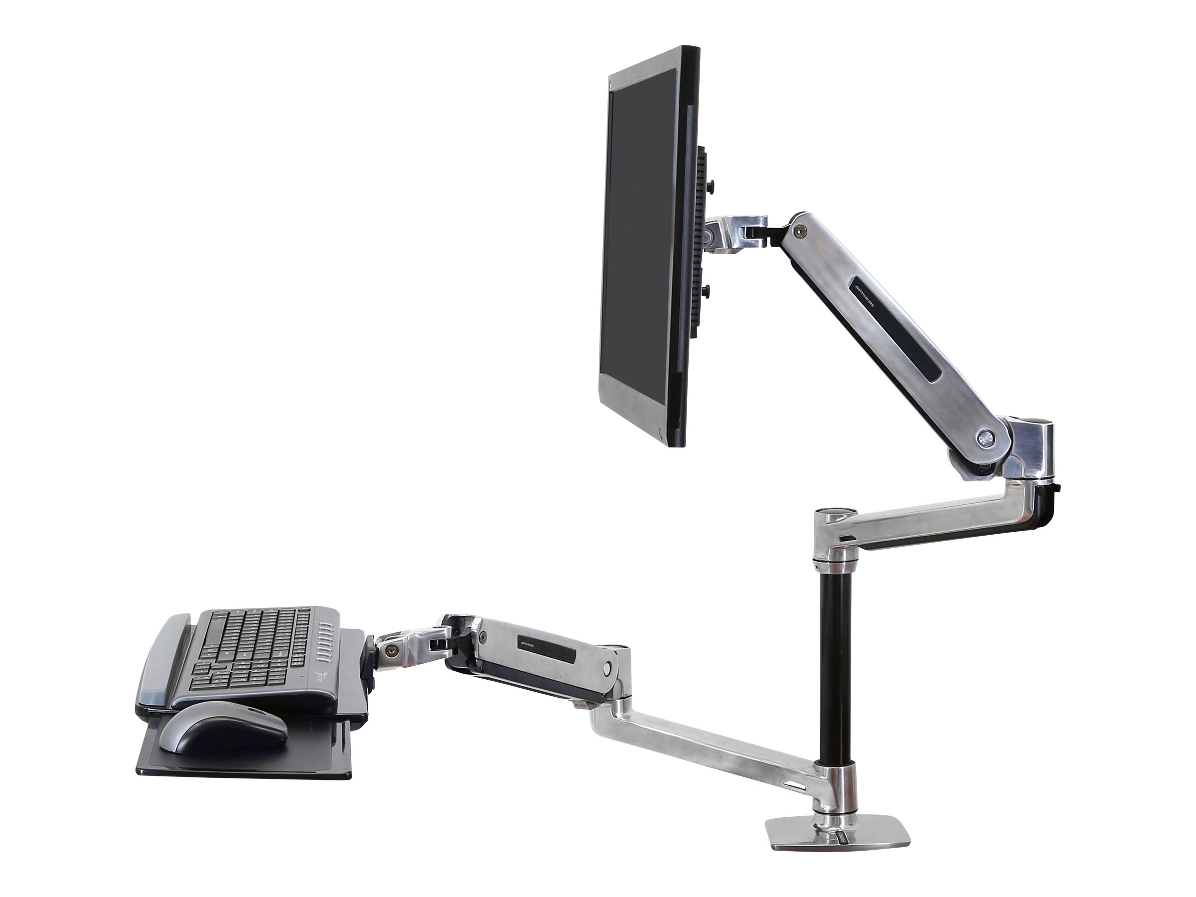 ERGOTRON WorkFit-LX Sitz-Steh-Tischmontagesystem LCD und Tastaturschwenkarm LCD bis 106cm 42Zoll 3,2-11,3kg.