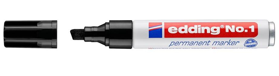 edding No. 1 Permanentmarker schwarz 1,0 - 5,0 mm, 10 St. edding No. 1 Permanentmarker schwarz 1,0 - 5,0 mm, 10 St.