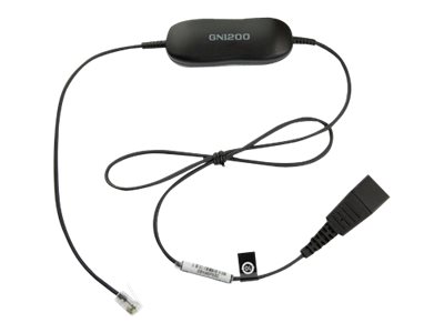 Jabra Smart Cord - Headset-Kabel - Schwarz - für Cisco IP Phone 78XX