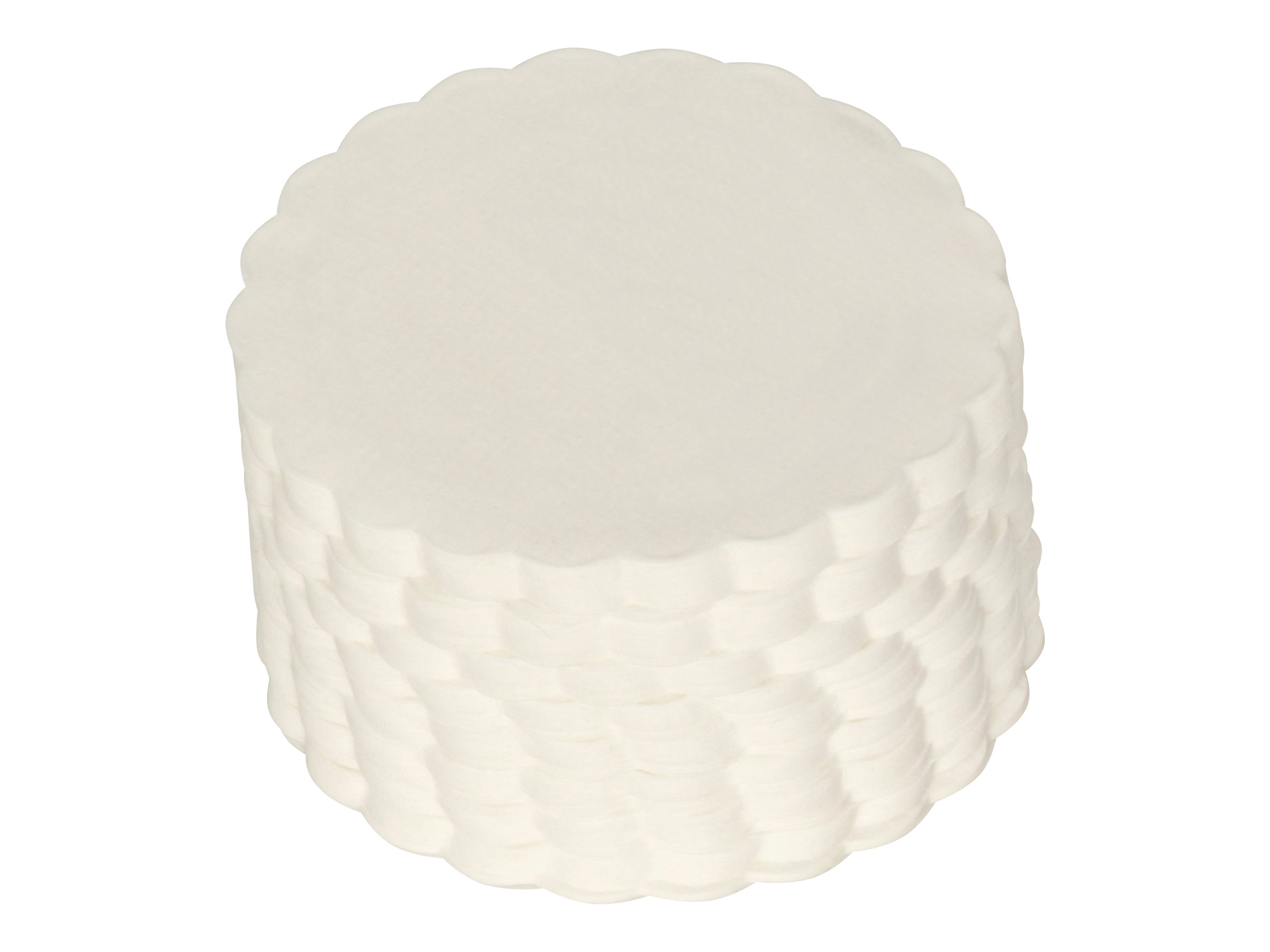 PAPSTAR Tropfdeckchen weiss Ø 8,5 cm, 500 St