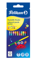 Pelikan Bicolor Buntstifte farbsortiert, 12 St. Pelikan Bicolor Buntstifte farbsortiert, 12 St.