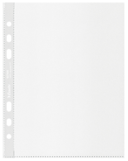 Esselte Prospekthüllen DIN A5 transparent genarbt 0,07 mm, 100 St