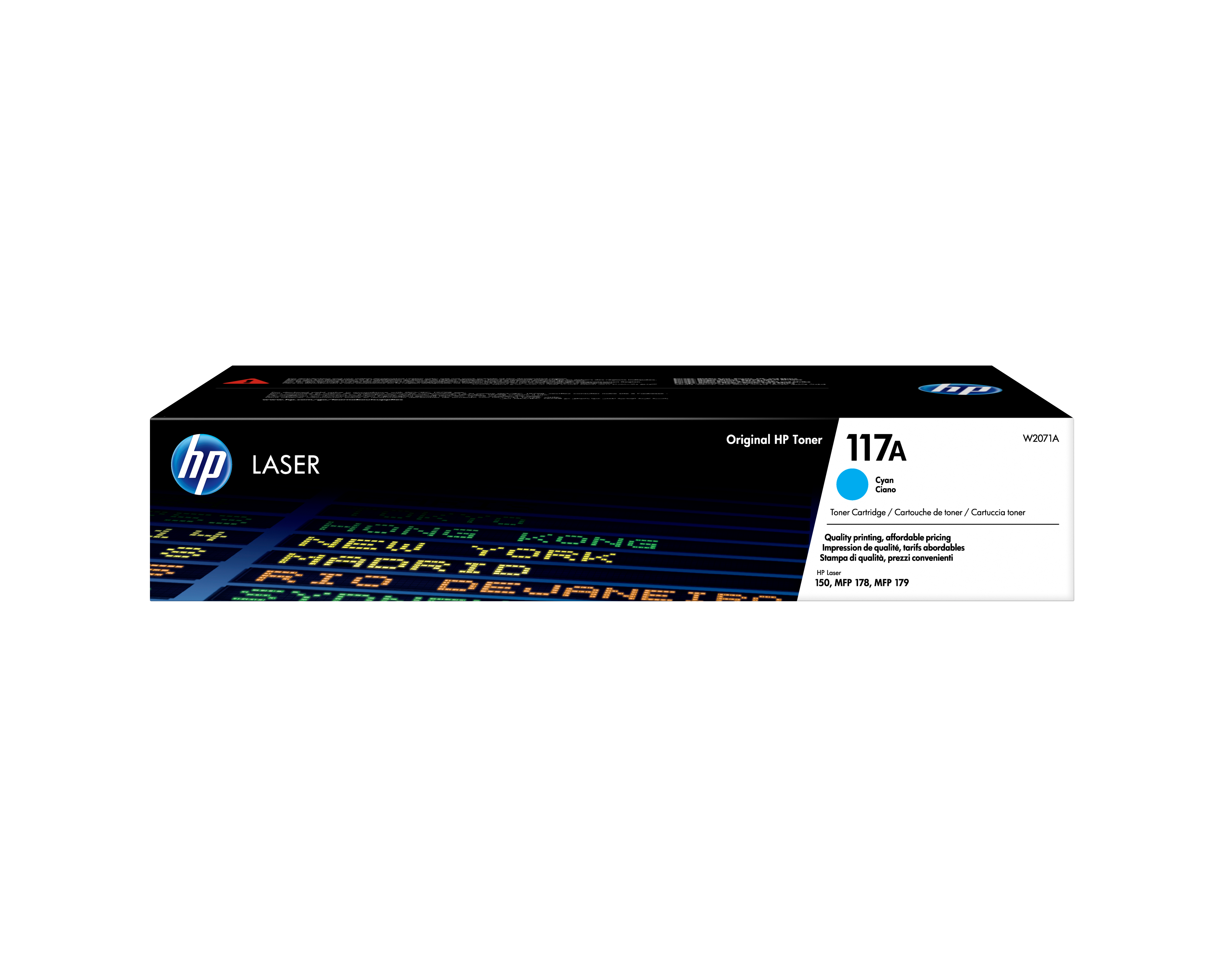 HP 117A W2071A cyan Tonerkartusche