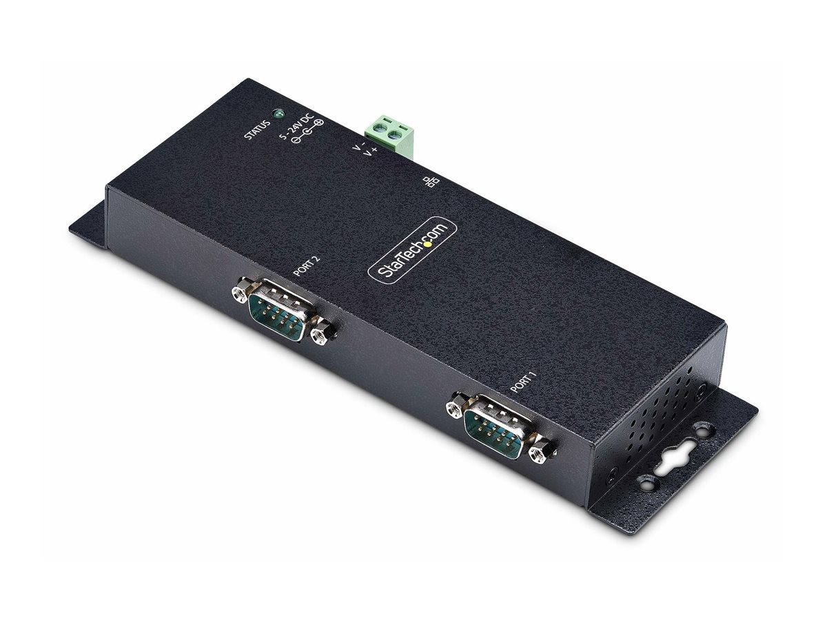 STARTECH.COM 2-Port Seriell auf Ethernet Adapter Serial TCP IP Server Wand/DIN Montage RS232 Ethernet Adapter/Konverter STARTECH.COM 2-Port Seriell auf Ethernet Adapter Serial TCP IP Server Wand/DIN Montage RS232 Ethernet Adapter/Konverter