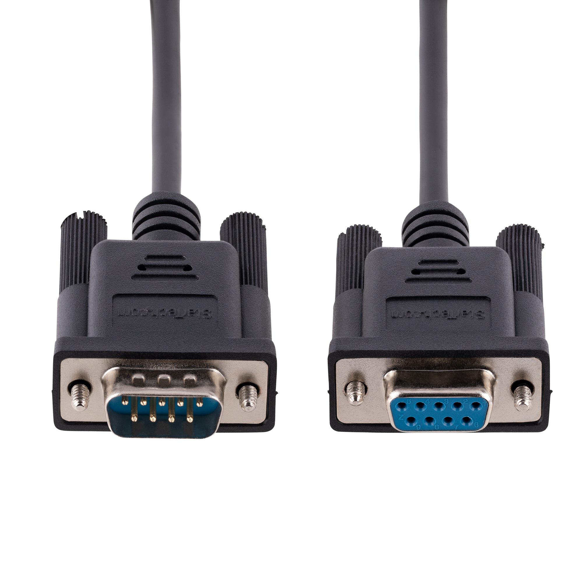 STARTECHCOM 3m RS232 Serial Null Modem Cable Crossover Serial Cable w AlMylar Shielding DB9 Serial COM Port Cable Female to Male