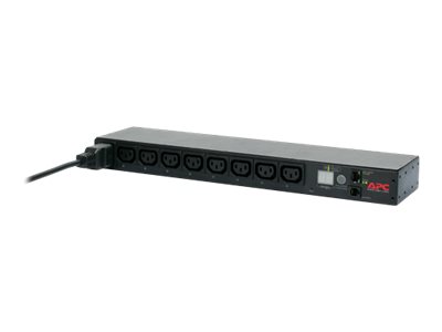 APC Rack PDU Switched 1U 16A 230V (8)C13 Cord Length (2.5 meter) IEC320 APC Rack PDU Switched 1U 16A 230V (8)C13 Cord Length (2.5 meter) IEC320