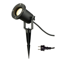 SLV Gartenstrahler NAUTILUS SPIKE XL schwarz GU10 11W 1,5m