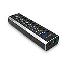 10 Port USB 3.0 Hub mit Ein-/Ausschaltern