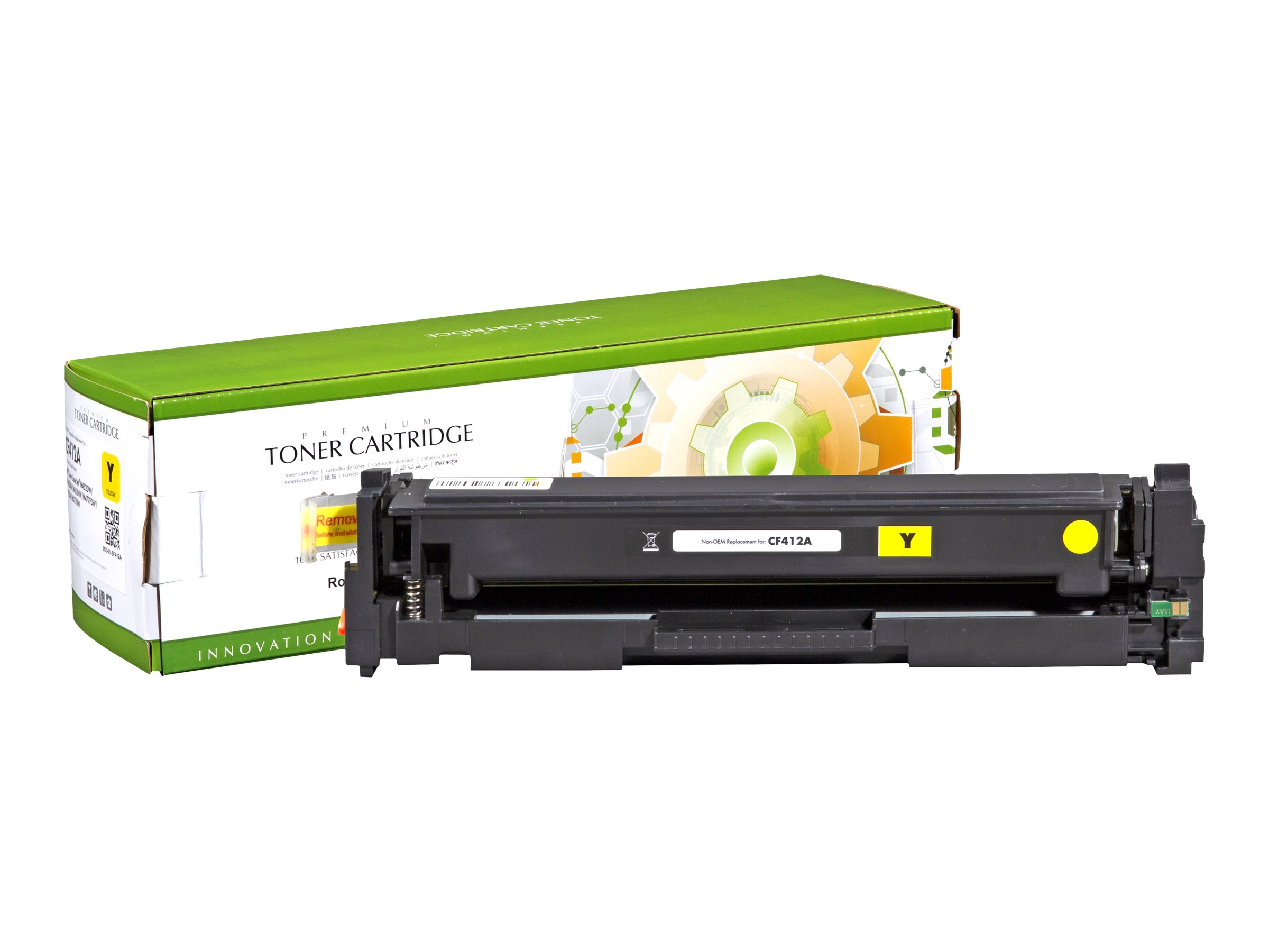 STATIC Toner cartridge compatible with HP CF412A yellow compatible 2.300 pages