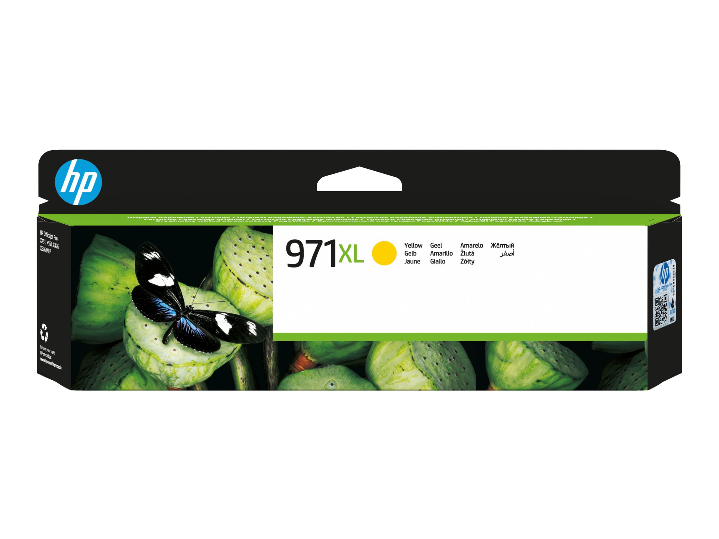 HP 971XL original Ink cartridge CN628A yellow HP 971XL original Ink cartridge CN628A yellow