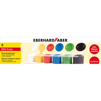 EBERHARD FABER EFA Color Schulmalfarben farbsortiert 6 x 25,0 ml