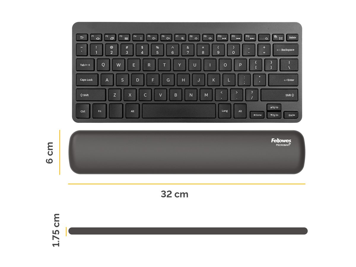 Fellowes Breyta Handgelenkauflage 6x32cm Schwarz