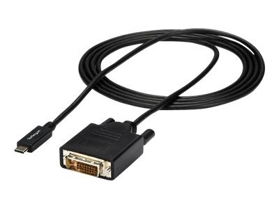 StarTech.com USB-C auf DVI Adapterkabel - USB Typ-C auf DVI Konverter / Adapter - 2m - 1920x1200 - externer Videoadapter