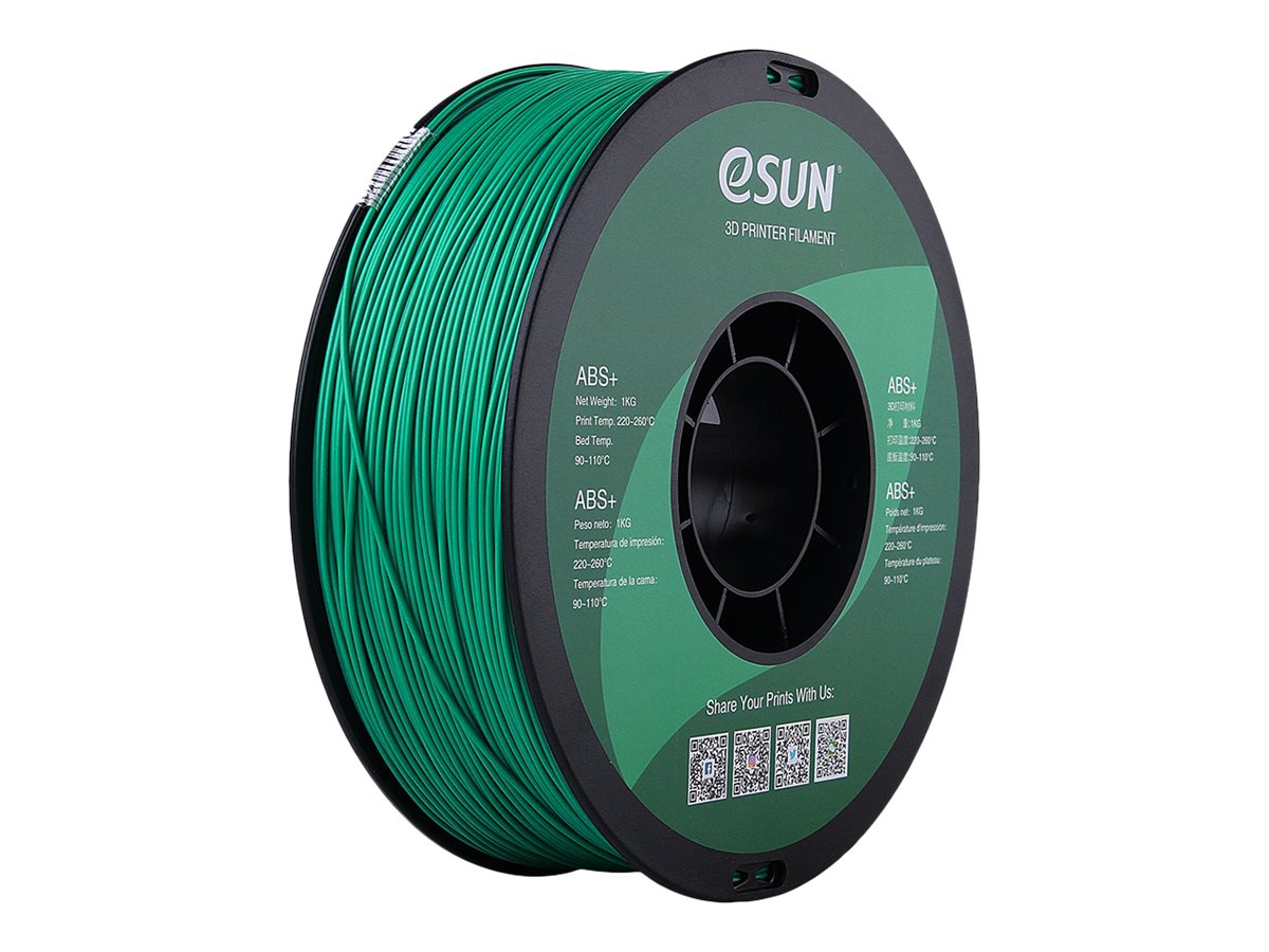 ABS+ 1.75mm GREEN 1kg