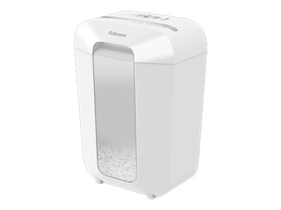 Fellowes Powershred LX70 Aktenvernichter mit Partikelschnitt P4, 4 x 40 mm, bis 11 Blatt, weiss
