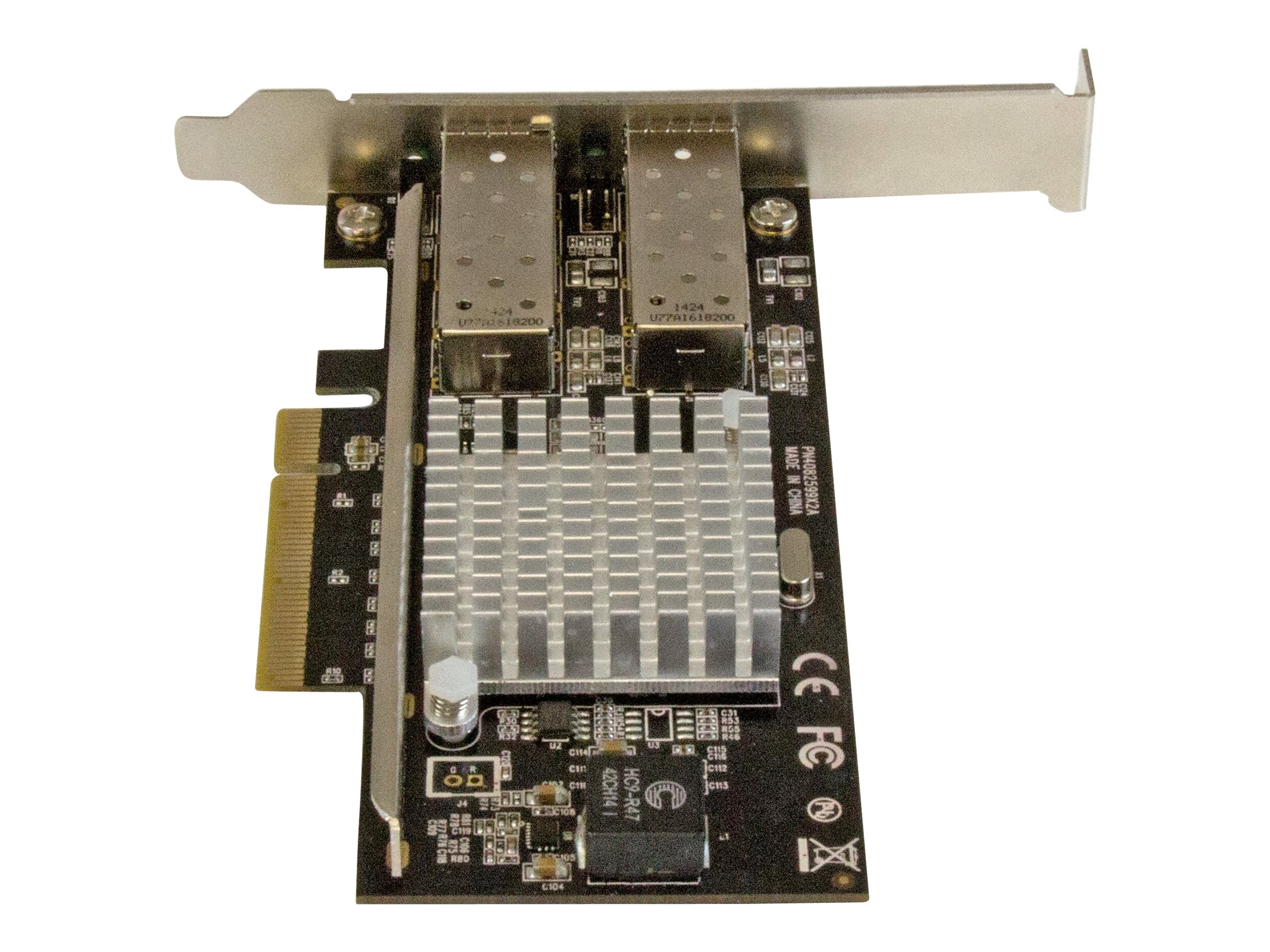 STARTECH.COM 2 Port 10G LWL Netzwerkkarte mit offenem SFP+ - PCIe, Intel Chip - 2-fach Glasfaser Ethernet Adapter mit Open SFP+