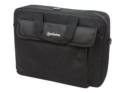 MANHATTAN Notebook Tasche London Top Load geeignet fuer die meisten Notebooks bis zu 39.62cm 15,6Zoll schwarz