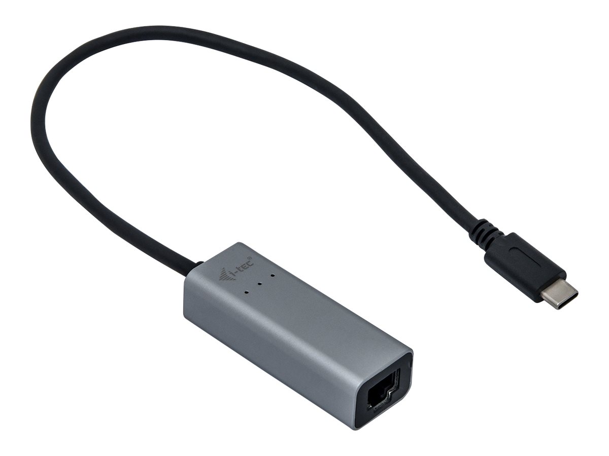 I-TEC USB-C Metal Gigabit Ethernet Adapter 1x USB-C auf RJ-45 LED-Anzeige kompatible mit Thunderbolt 3