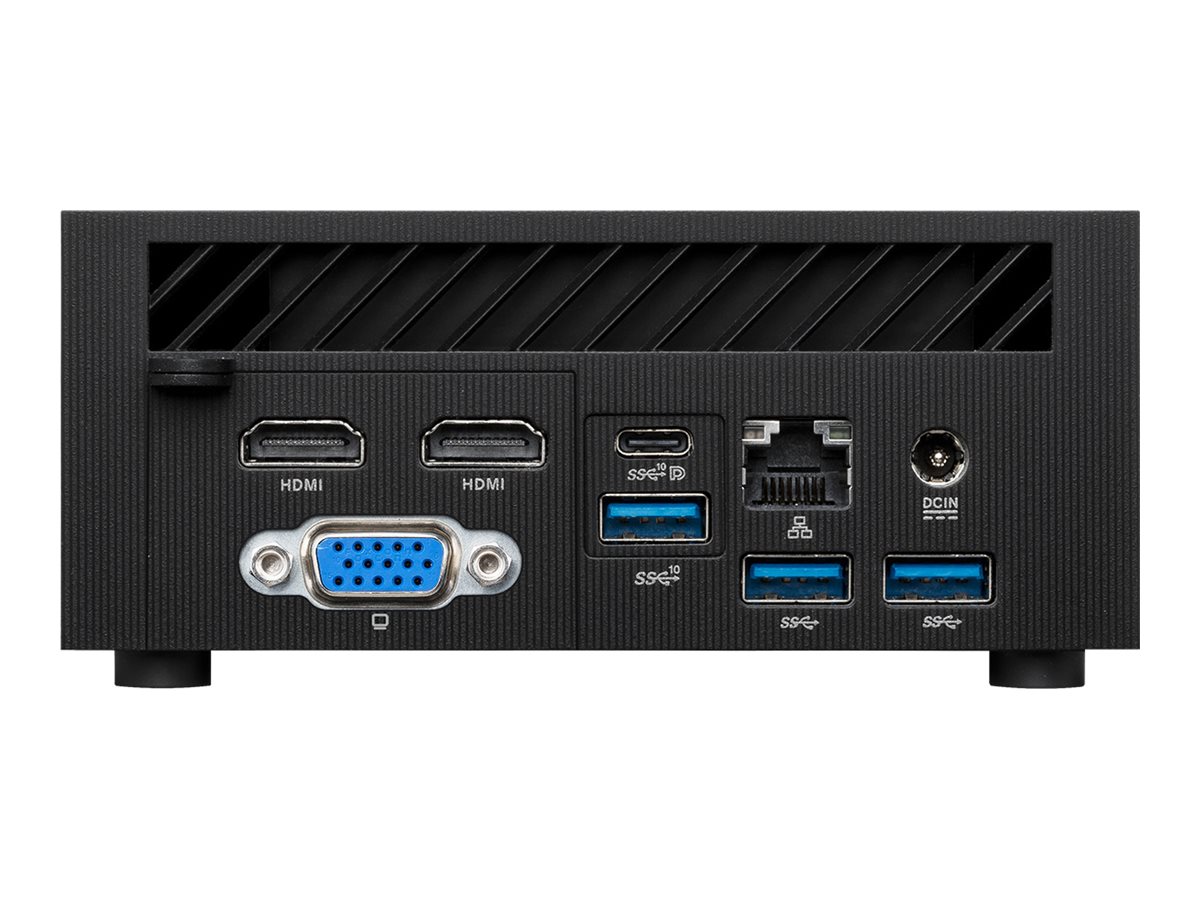 ASUS Mini PC PN52 BBR556HD - Barebone - Mini-PC - 1 x Ryzen 5 5600H / 3.3 GHz - RAM 0 GB - Radeon Graphics - Wi-Fi 6E, Bluetooth 5.2, 2.5GbE, 1GbE - WLAN: 802.11a/b/g/n/ac/ax (Wi-Fi 6E)