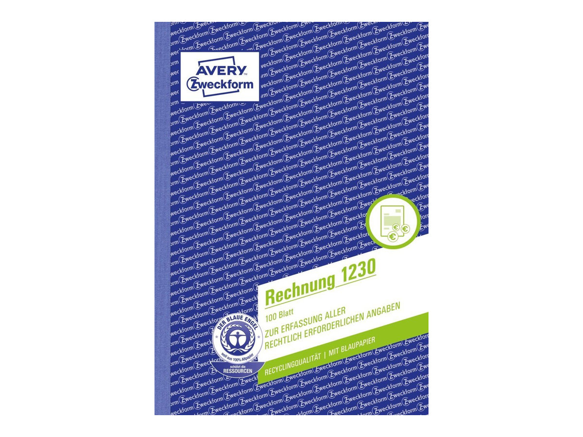 AVERY Zweckform Rechnung Formularbuch 1230 AVERY Zweckform Rechnung Formularbuch 1230