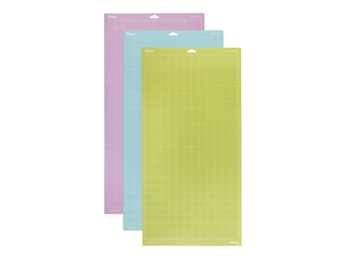 3 cricut™ Schneidematten fuer Schneideplotter leicht klebend, normal klebend, stark klebend, wiederverwendbar 305 x 610 mm (12 x 24 Zoll) 3 cricut™ Schneidematten fuer Schneideplotter leicht klebend, normal klebend, stark klebend, wiederverwendbar 305 x 610 mm (12 x 24 Zoll)
