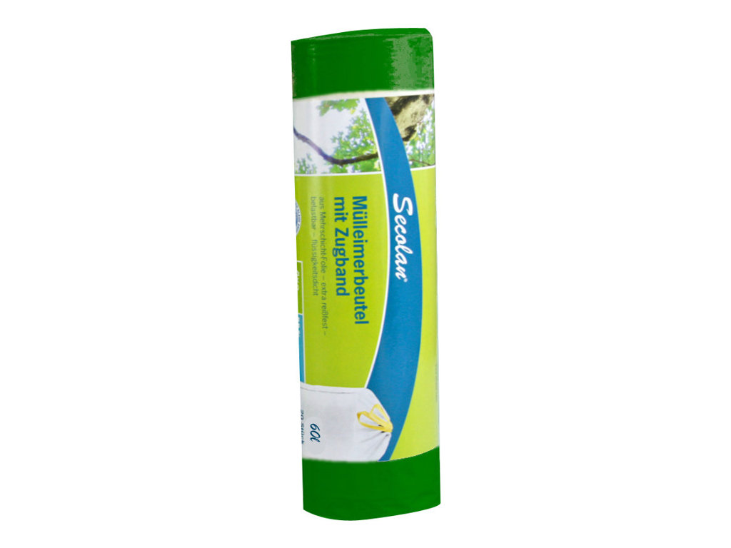 Secolan® Muellbeutel 240,0 l gruen 55,0 µm, 5 St. Secolan® Muellbeutel 240,0 l gruen 55,0 µm, 5 St.