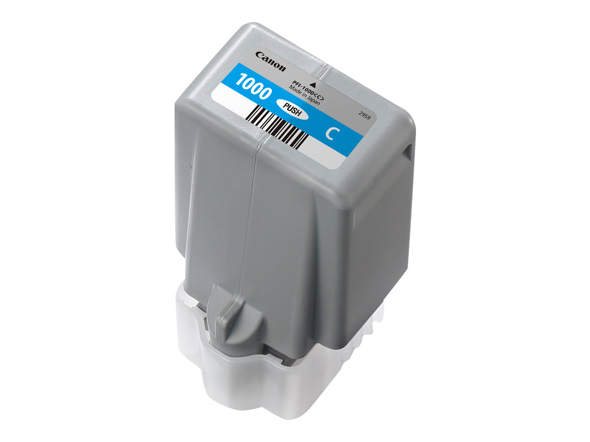 0547C001 CANON PFI1000C IPF Tinte cyan 0547C001 CANON PFI1000C IPF Tinte cyan