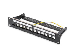 DIGITUS 1HE 10 Modular Patch Panel geschirmt 12Port Blank
