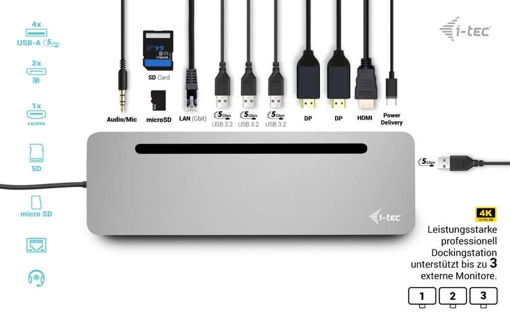 i-tec 11-in-1 Dockingstation USB-C