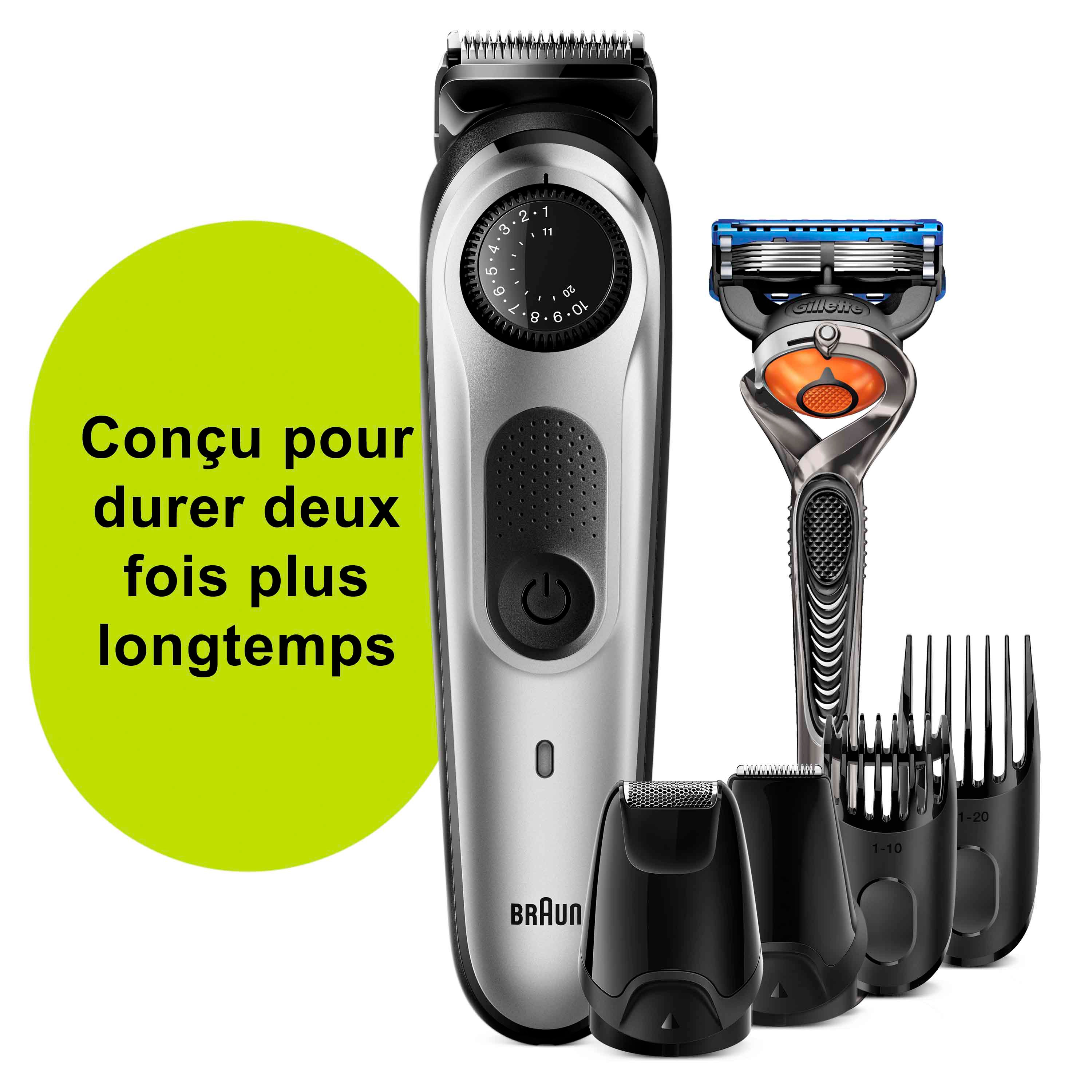 Braun BT5265 Barttrimmer/Haarschneider schwarz/silber-metallic