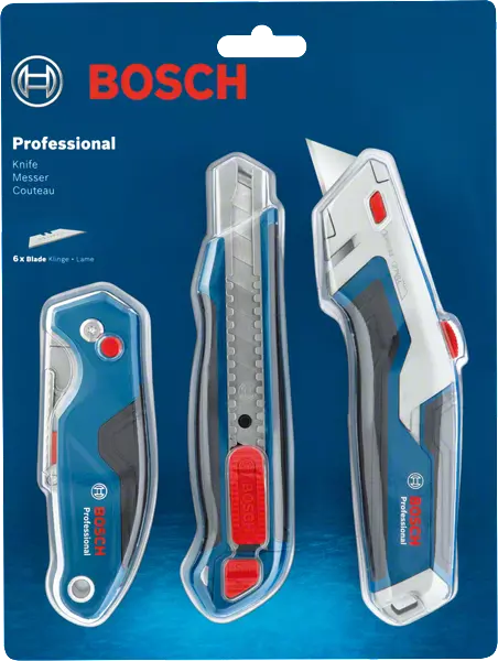 BOSCH Professional CuttermesserSet Combo Kit blau 1,8 cm, 1 St
