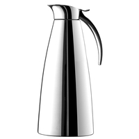 Emsa 502489 Isolierkanne, Edelstahl, 1 Liter, Easy Open Verschluss, Eleganza Emsa 502489 Isolierkanne, Edelstahl, 1 Liter, Easy Open Verschluss, Eleganza
