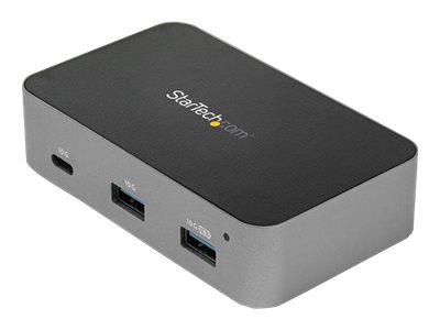 StarTech.com HB31C3A1CS 4-Port-USB-C-Hub (10 Gbit/s, 3x USB-A und 1x USB-C, 1m Hostkabel, powered, mit Netzteil) - Hub - 4 Anschlüsse