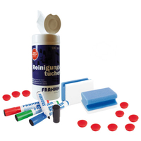 Franken Zubehör‑Kit Glas‑Magnettafel Set 17 Teile