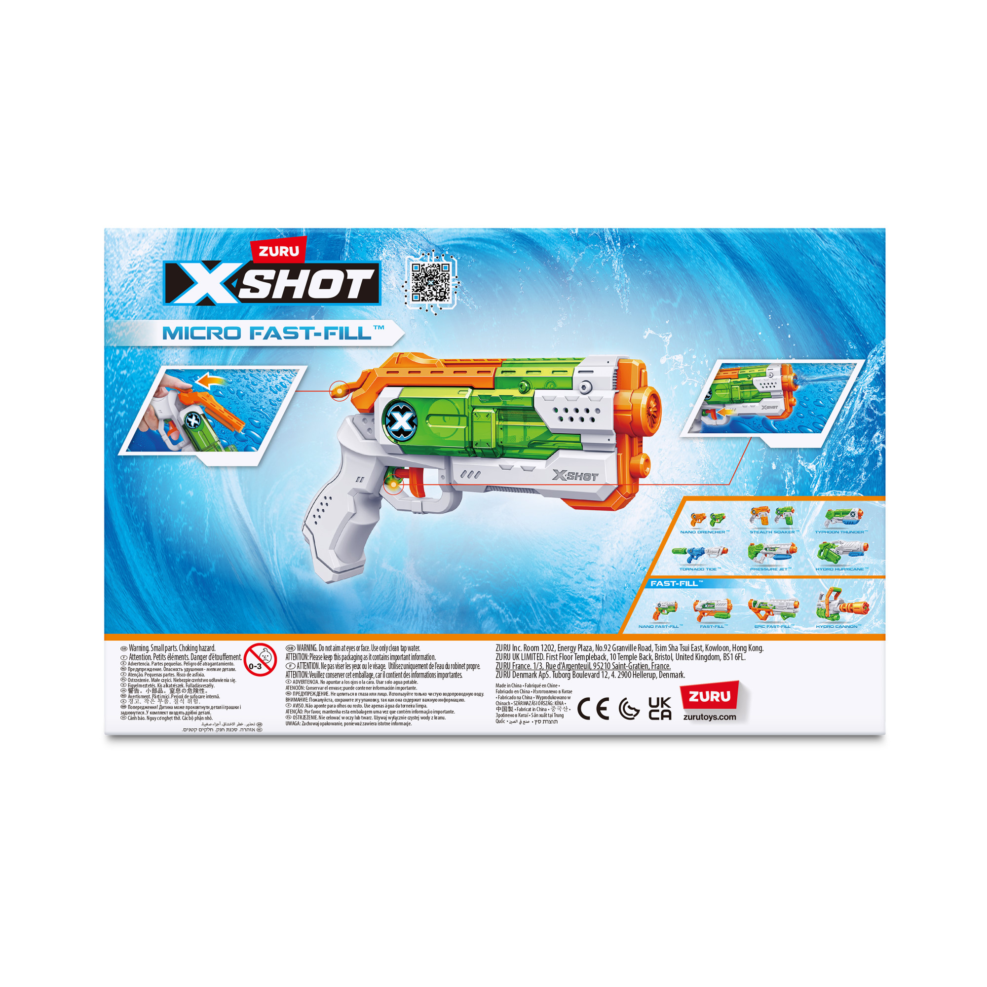 ZURU Wasserpistole XSHOT mehrfarbig, 1 St