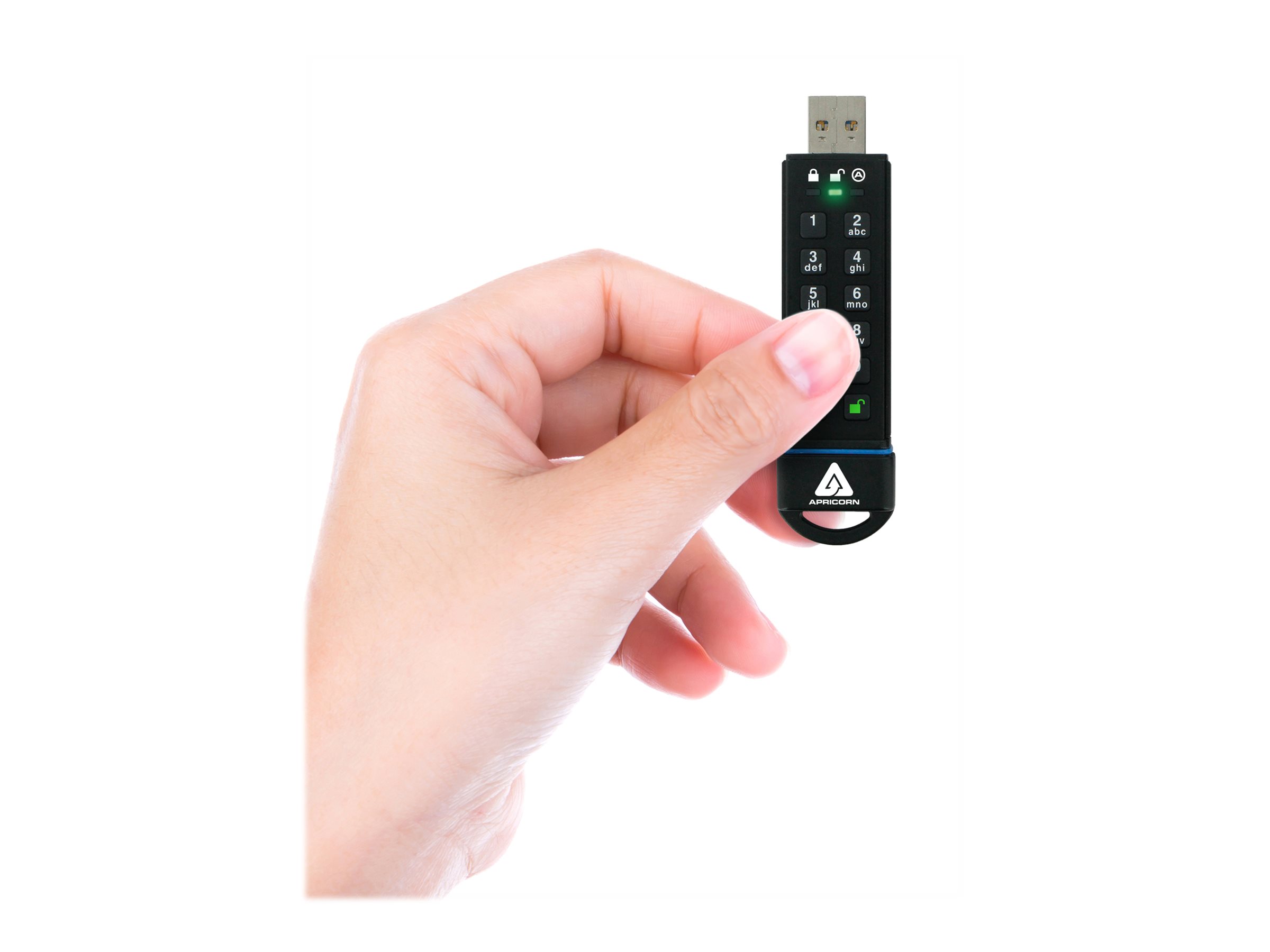 Apricorn Aegis Secure Key 3.0 - USB-Flash-Laufwerk - 240 GB